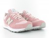 New Balance 574 femme Suede Rose