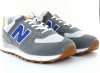 New Balance 574 gris bleu blanc marron