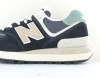 New Balance 574 legacy noir bleu marine vert pale