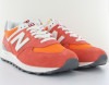 New Balance 574 orange blanc