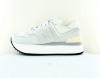 New Balance 574 stacked beige blanc