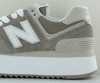 New Balance 574 stacked marron blanc