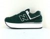 New Balance 574 stacked vert blanc