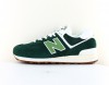 New Balance 574 vert blanc gomme