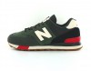 New Balance 574 vert kaki beige rouge noir