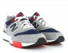 New Balance 597 Grey/Navy/Red