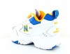 New Balance 608 femme blanc-bleu-jaune