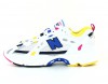 New Balance 827 blanc bleu jaune rose