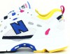 New Balance 827 blanc bleu jaune rose