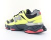 New Balance 9060 noir jaune fluo rouge