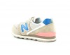 New Balance 996 femme beige bleu rose