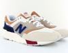 New Balance 997 H beige bleu rouge caramel