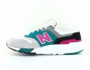 New Balance 997 H blanc rose turquoise gris