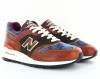 New Balance 997 made in usa bleu jean marron orange