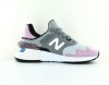 New Balance 997S femme gris blanc rose