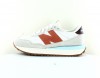 New Balance 237 blanc orange bleu ciel