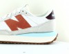 New Balance 237 blanc orange bleu ciel