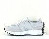 New Balance 327 gris argent blanc