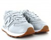 New Balance 574 femme argent gomme