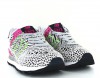 New Balance 574 femme noir blanc rose vert animal