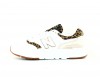 New Balance 997h femme print animals blanc beige leopard