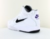 Nike Air flight lite mid blanc noir