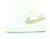 Nike Air Force 1 '07 blanc argent jaune rose