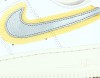 Nike Air Force 1 '07 blanc argent jaune rose