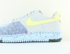 Nike Air Force 1 crater gris jaune multicolor
