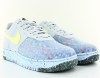 Nike Air Force 1 crater gris jaune multicolor