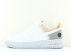 Nike Air force 1 crater gs blanc beige gris orange