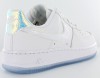 Nike Air force 1 premium femme blanc-brillant-transparent