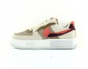 Nike Air force 1 fontanka beige blanc rouge