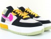 Nike Air force 1 fontanka blanc rose noir jaune