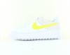 Nike Air force 1 sage low blanc jaune beige