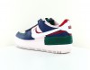 Nike Air force 1 shadow rose blanc bleu vert rouge