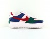 Nike Air force 1 shadow rose blanc bleu vert rouge