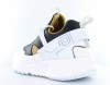 Nike Air huarache utility premium White/Metallic gold-dark obsidian