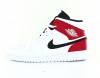 Jordan Air Jordan 1 Mid blanc noir rouge