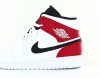 Jordan Air Jordan 1 Mid blanc noir rouge