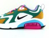 Nike Air max 200 blanc vert moutarde rose