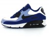 Nike Air max 90 cuir homme Blanc-noir-bleu