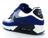 Nike Air max 90 cuir homme Blanc-noir-bleu