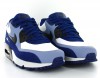 Nike Air max 90 cuir homme Blanc-noir-bleu