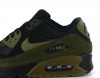 Nike Air max 90 cuir homme Noir-kaki-kaki