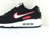 Nike Air Max 90 femme noir blanc rose