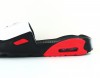 Nike Air max 90 slide blanc noir rouge