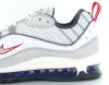 Nike Air max 98 blanc rouge metallic silver