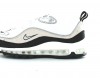 Nike Air Max 98 femme blanc noir beige argent