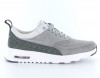 Nike air max thea premium suede gris-blanc